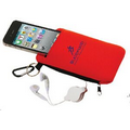 Brewer Smartphone Pouch With Ear Buds